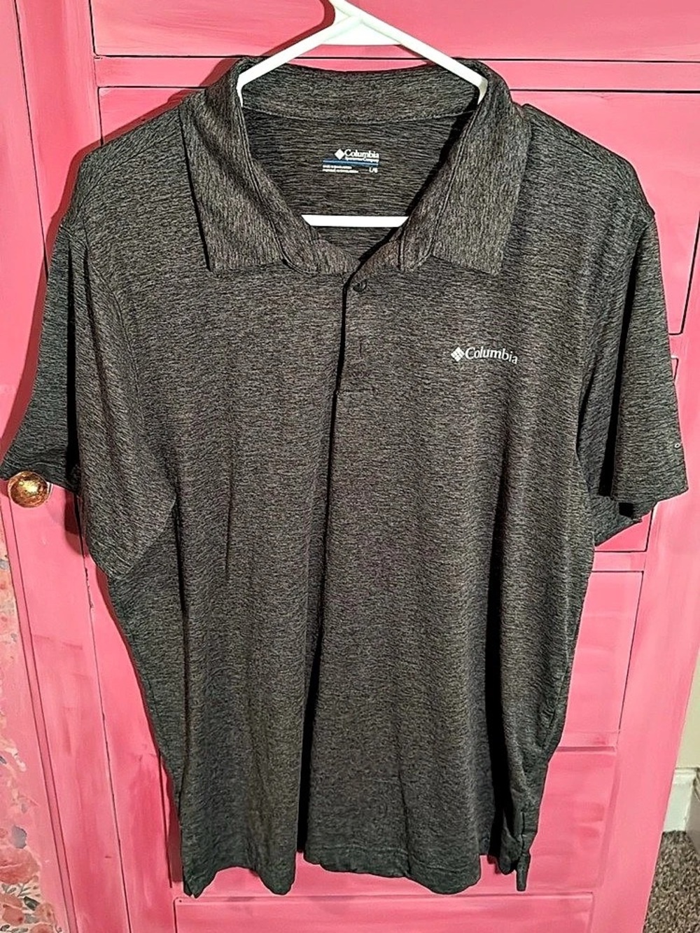 Columbia Men's Utilizer Polo Gray Short Sleeve